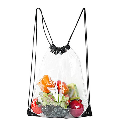 Tailored Transparent Fashion Shoulder Bag Drawstring Beach Bag Waterproof Transparent Bag
Tailored Transparent Fashion Shoulder Bag Drawstring Beach Bag Waterproof Transparent Bag