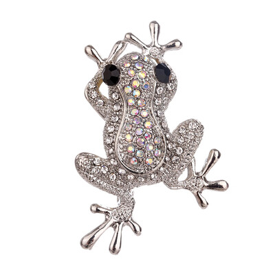 2 Colors Rhinestone Animal Frog Brooch Pins Crystal Brooches for Women Decoration Jewelry Clothes Accessories
2 Colors Rhinestone Animal Frog Brooch Pins Crystal Brooches for Women Decoration Jewelry Clothes Accessories