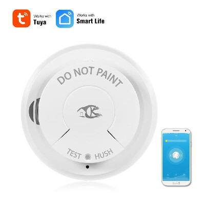 Wifi Smoke Detector Smart Fire Alarm Sensor Wireless Security System Smart Life Tuya APP Control Smart Home For Home KitchenStore
Wifi Smoke Detector Smart Fire Alarm Sensor Wireless Security System Smart Life Tuya APP Control Smart Home For Home KitchenStore