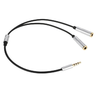 35mm Audio Splitter Cable AUX Stereo 1 Male to 2 Female Headphone Extension Cable Adapter for Smart Phone Tablet PC Laptop other
35mm Audio Splitter Cable AUX Stereo 1 Male to 2 Female Headphone Extension Cable Adapter for Smart Phone Tablet PC Laptop other