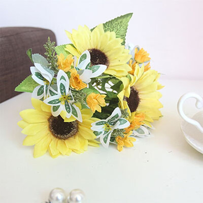 FUNNYBUNNY Sunflower5 pieces Artificial Flowers Artificial Sunflowers for Wedding Home Office Decor
FUNNYBUNNY Sunflower5 pieces Artificial Flowers Artificial Sunflowers for Wedding Home Office Decor