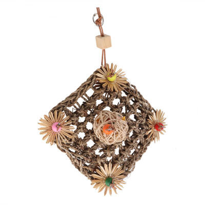 Greensen Birds Hanging Straw Activity Bead Climbing Chew Foraging Ladder Cage Wall Toys for Parrot
Greensen Birds Hanging Straw Activity Bead Climbing Chew Foraging Ladder Cage Wall Toys for Parrot