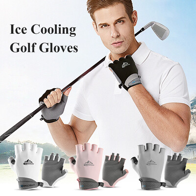 Half Finger Golf Gloves Absorbent Cooling Ice Gloves UV Protective Golf Cycling Fishing Fitness Gloves for Men Women
Half Finger Golf Gloves Absorbent Cooling Ice Gloves UV Protective Golf Cycling Fishing Fitness Gloves for Men Women