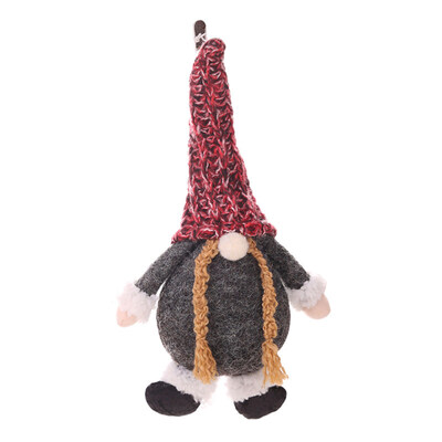 Gnome Dwarf Santa Doll Plush Toy Hanging Pendant Christmas Tree Home Decoration