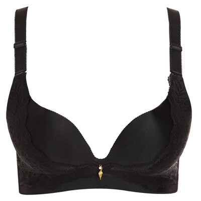 Urban beauty no steel ring bra gathered seamless plush sexy lace bra YB6413 black 70B
Urban beauty no steel ring bra gathered seamless plush sexy lace bra YB6413 black 70B