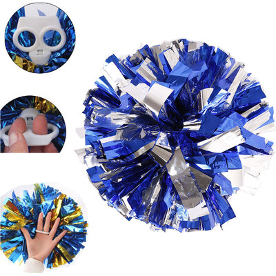 〖Follure〗2 Pcs Metallic Foil And Plastic Ring Cheerleading Poms Balls Blue And Silver
〖Follure〗2 Pcs Metallic Foil And Plastic Ring Cheerleading Poms Balls Blue And Silver