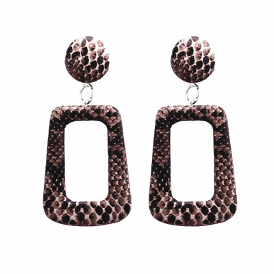 EK630 Oversize Vintage Drop Earrings for Women Large Geometric Statement Earrings PU Snake Skin Pendant Earrings Fashion Jewelry
EK630 Oversize Vintage Drop Earrings for Women Large Geometric Statement Earrings PU Snake Skin Pendant Earrings Fashion Jewelry