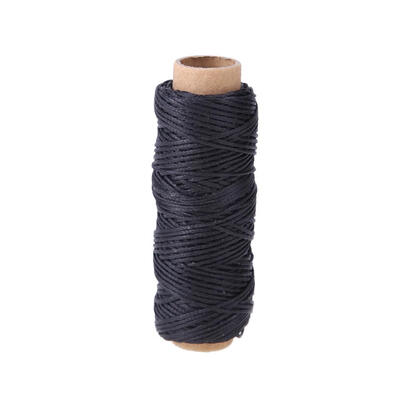 50mRoll 150D Handmade Flat Sew Wax Line DIY Leather Sewing Fiber Thread