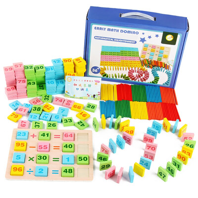 200PCS Wooden Digital Computing Domino Building Blocks Early Educational Toys for Children
200PCS Wooden Digital Computing Domino Building Blocks Early Educational Toys for Children