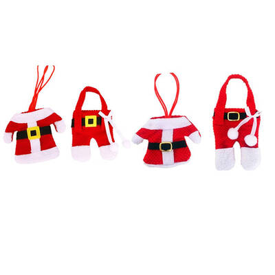 Tableware Cover Santa Suit Christmas Silverware Holder Pockets Red Dinner Table Party Decorations Kit
Tableware Cover Santa Suit Christmas Silverware Holder Pockets Red Dinner Table Party Decorations Kit