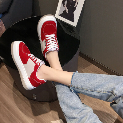 Small White Shoe Lady Xia Han Baitao Fashion Ins Tidal Round Head with Canvas Shoes Muffin&Thick-soled Leisure Shoes
Small White Shoe Lady Xia Han Baitao Fashion Ins Tidal Round Head with Canvas Shoes Muffin&Thick-soled Leisure Shoes