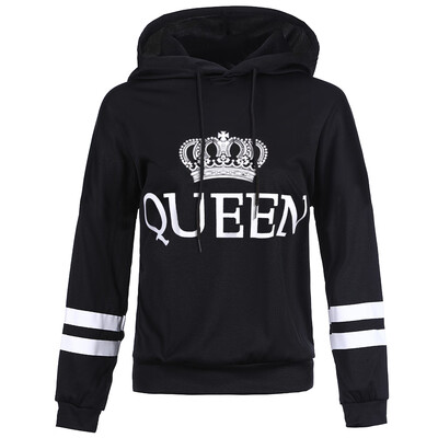 New Fashion Couple King Queen Hooded Hoodie Casual Long Sleeve Letter Printed Crown Hoody Sweatshirt Lovers Tops Couple Clothing
New Fashion Couple King Queen Hooded Hoodie Casual Long Sleeve Letter Printed Crown Hoody Sweatshirt Lovers Tops Couple Clothing
