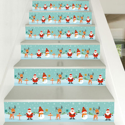 Gobestart Merry Christmas Snowman Santa Stair Sticker Waterproof DIY Decorative Sticker
Gobestart Merry Christmas Snowman Santa Stair Sticker Waterproof DIY Decorative Sticker