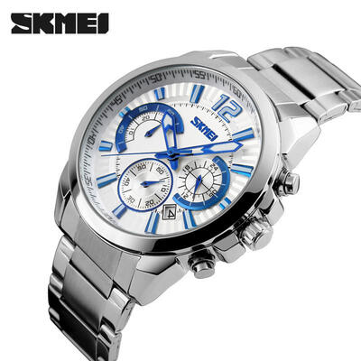 SKMEI 9108 Male Quartz Watch Casual Waterproof Business Wristwatch Multifunctional Stopwatch For Men
SKMEI 9108 Male Quartz Watch Casual Waterproof Business Wristwatch Multifunctional Stopwatch For Men