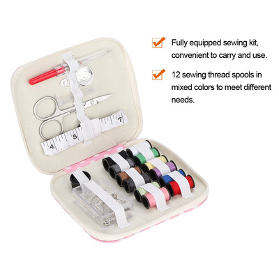 Greensen Portable Travel Sewing Kit Scissors Thimble Thread Needle Set Home Use ToolsSewing Kit Sewing Tools
Greensen Portable Travel Sewing Kit Scissors Thimble Thread Needle Set Home Use ToolsSewing Kit Sewing Tools
