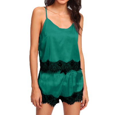Roseonmyhand Women Sleepwear Sleeveless Strap Nightwear Lace Trim Satin Cami Top Pajama Sets
Roseonmyhand Women Sleepwear Sleeveless Strap Nightwear Lace Trim Satin Cami Top Pajama Sets