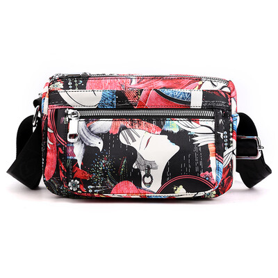 Printed bag female Korean version of Joker Messenger bag fashion Oxford nylon canvas bag portable bag shoulder
Printed bag female Korean version of Joker Messenger bag fashion Oxford nylon canvas bag portable bag shoulder