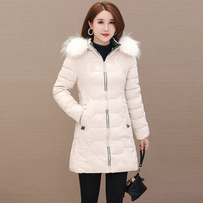 Tailored Fashion Women Outerwear Long Sleeve Zipper Tops Hooded Button Cotton-padded Coat
Tailored Fashion Women Outerwear Long Sleeve Zipper Tops Hooded Button Cotton-padded Coat
