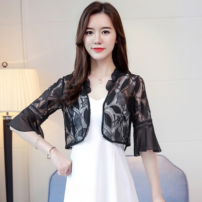 Women Summer Kimono Cardigan Sun Blouse Shirt 2019 Fashion Lace Patchwork Chiffon Blouse Tops Sunscreen Sunproof Outwear
Women Summer Kimono Cardigan Sun Blouse Shirt 2019 Fashion Lace Patchwork Chiffon Blouse Tops Sunscreen Sunproof Outwear