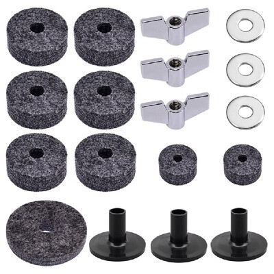 18pcs Drum Accessories Set Black Drums Replacement Felt Set Musical Instrument Accessories
18pcs Drum Accessories Set Black Drums Replacement Felt Set Musical Instrument Accessories
