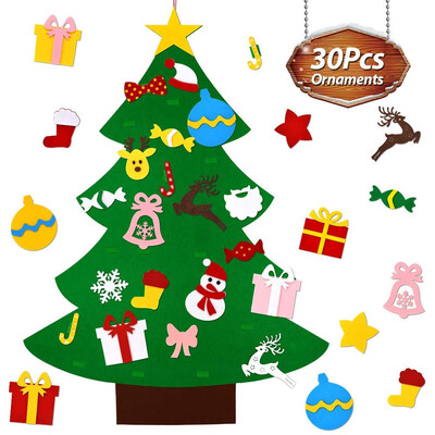 〖Follure〗DIY Felt Christmas Tree Set With Ornaments For Kids Xmas Gifts Door Wall Hanging
〖Follure〗DIY Felt Christmas Tree Set With Ornaments For Kids Xmas Gifts Door Wall Hanging