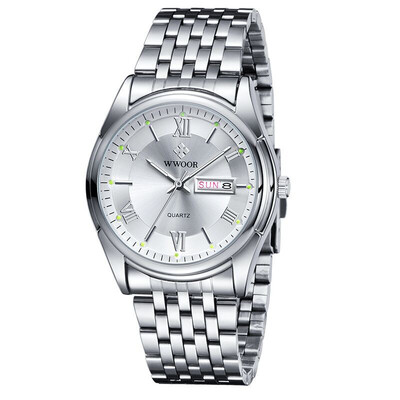 WWOOR grip love Swiss watch mens watch steel belt calendar luminous student mens watch
WWOOR grip love Swiss watch mens watch steel belt calendar luminous student mens watch