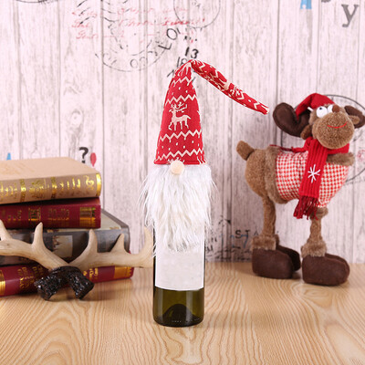 Toponeto Christmas Accessories Set Wine Bottle Cover Santa Doll Family Dinner Decor Brown
Toponeto Christmas Accessories Set Wine Bottle Cover Santa Doll Family Dinner Decor Brown