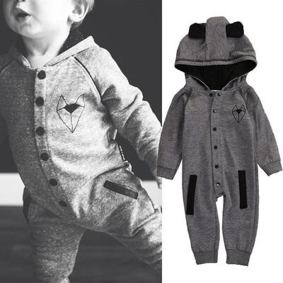 Toddler Infant Kids Clothes Baby Boy Girl Long Sleeve buttons Hooded Jumpsuit Rompers Playsuit
Toddler Infant Kids Clothes Baby Boy Girl Long Sleeve buttons Hooded Jumpsuit Rompers Playsuit