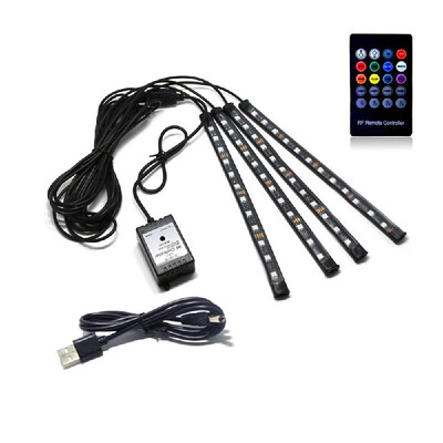4pcs Car Styling Decoration Light Wireless RemoteVoice Control Interior Floor Foot LED Atmosphere RGB Neon Strip Waterproof Flexi
4pcs Car Styling Decoration Light Wireless RemoteVoice Control Interior Floor Foot LED Atmosphere RGB Neon Strip Waterproof Flexi