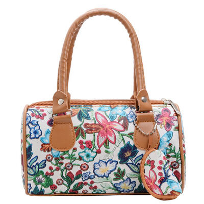 Floral Print Shoulder Handbags Women Top-handle Bags PU Leather Small Totes
Floral Print Shoulder Handbags Women Top-handle Bags PU Leather Small Totes