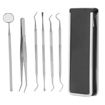 Greensen 6pcsSet Professional Handle Stainless Dentist Teeth Explorer Needle Cleaning Dental Tool Kit
Greensen 6pcsSet Professional Handle Stainless Dentist Teeth Explorer Needle Cleaning Dental Tool Kit