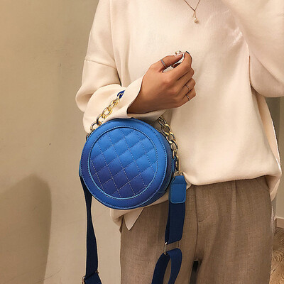 Small Round Girl Messenger Bag Women 2019 New Korean Fashion Cute PU Leather Chain Shoulder Bag Female Circular Fashion Handbag
Small Round Girl Messenger Bag Women 2019 New Korean Fashion Cute PU Leather Chain Shoulder Bag Female Circular Fashion Handbag
