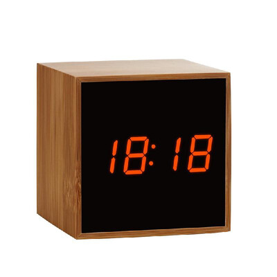 Digital LED Bamboo Alarm Clock Wooden Square Clock Multifunctional Noiseless Mirror Clock
Digital LED Bamboo Alarm Clock Wooden Square Clock Multifunctional Noiseless Mirror Clock