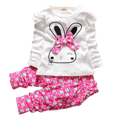 Cute Kids Clothes Set Autumn Infant Baby Girl Long Sleeve Cartoon Rabbit Bowknot Set Girls Clothing
Cute Kids Clothes Set Autumn Infant Baby Girl Long Sleeve Cartoon Rabbit Bowknot Set Girls Clothing