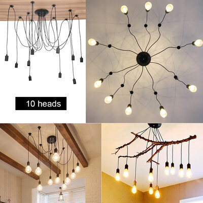 Lamp HolderYMIKO 6810 Heads Industrial Vintage Style Pendant Light Holder Ceiling Lamp Hanger Fixtures
Lamp HolderYMIKO 6810 Heads Industrial Vintage Style Pendant Light Holder Ceiling Lamp Hanger Fixtures