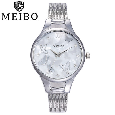 MEIBO Butterfly Hot Fashion Women Quartz Watch Luxury Plastic Leather Analog Wrist Watches Female Clock Relogio Feminino 533
MEIBO Butterfly Hot Fashion Women Quartz Watch Luxury Plastic Leather Analog Wrist Watches Female Clock Relogio Feminino 533