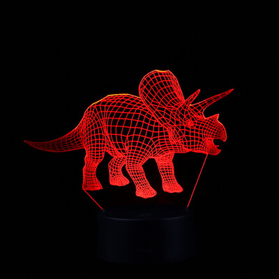 〖Follure〗Dinosaur LED 3D Illuminated Lamp Optical Desk Night Light With 7 Color Changing
〖Follure〗Dinosaur LED 3D Illuminated Lamp Optical Desk Night Light With 7 Color Changing