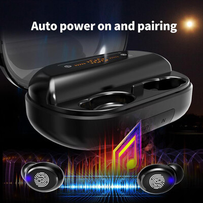 IPX7 Waterproof TWS Headphones Bluetooth 50 Ture Wireless Earphone Touch Control CVC80 Intelligent Noise Reduction Power Display
IPX7 Waterproof TWS Headphones Bluetooth 50 Ture Wireless Earphone Touch Control CVC80 Intelligent Noise Reduction Power Display