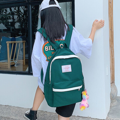 Junior high school students schoolbag female Korean version of high school travel backpack female double shoulder Baotao brand fem
Junior high school students schoolbag female Korean version of high school travel backpack female double shoulder Baotao brand fem