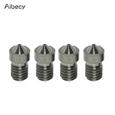 Aibecy 4pcs Hardened Steel Nozzles V6 Nozzles 06mm for 175mm Filament for 3D Printer Parts
Aibecy 4pcs Hardened Steel Nozzles V6 Nozzles 06mm for 175mm Filament for 3D Printer Parts