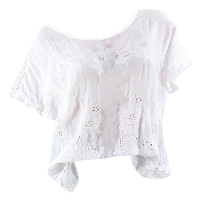 Starmoon Women Casual Short Sleeve Lace Solid Fashion Loose Plue Size Tops Shirt Blouse
Starmoon Women Casual Short Sleeve Lace Solid Fashion Loose Plue Size Tops Shirt Blouse
