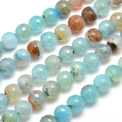 Dyed Natural Agate Faceted Round Beads Strands PaleTurquoise 10mm Hole 1mm about 38pcsstrand 15"
Dyed Natural Agate Faceted Round Beads Strands PaleTurquoise 10mm Hole 1mm about 38pcsstrand 15"