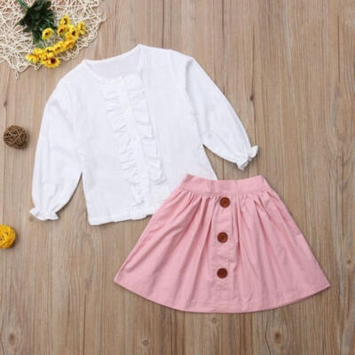 2Pcs Trendy Newborn Baby Girls Clothes Long Sleeve T-shirt TopsDress Skirt Outfits Set
2Pcs Trendy Newborn Baby Girls Clothes Long Sleeve T-shirt TopsDress Skirt Outfits Set