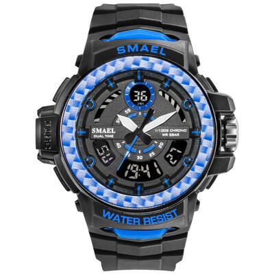 SMAEL 8014 Multifunctional Sport Wristwatches Waterproof Digital Military Watch Male Analog Clock For Outdoor
SMAEL 8014 Multifunctional Sport Wristwatches Waterproof Digital Military Watch Male Analog Clock For Outdoor