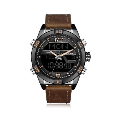 NAVIFORCE NF9128 Quartz Luxury Brand Watch Life Waterproof Quartz Wrist Watch Male Genuine Leather Watch LED Display Watch
NAVIFORCE NF9128 Quartz Luxury Brand Watch Life Waterproof Quartz Wrist Watch Male Genuine Leather Watch LED Display Watch