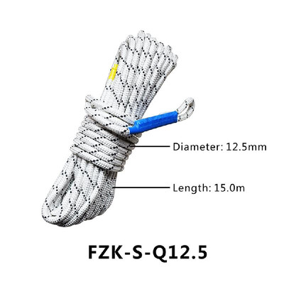 Climbing Safety Rope Outdoor Rock Lanyard Diameter 125mm High Strength Safety Cord for Camping Hiking Fire Escape Rescue
Climbing Safety Rope Outdoor Rock Lanyard Diameter 125mm High Strength Safety Cord for Camping Hiking Fire Escape Rescue
