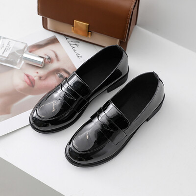 Mori womens small leather shoes 2019 spring new British flat bottom ins one foot pedal Japanese black single shoe girl
Mori womens small leather shoes 2019 spring new British flat bottom ins one foot pedal Japanese black single shoe girl