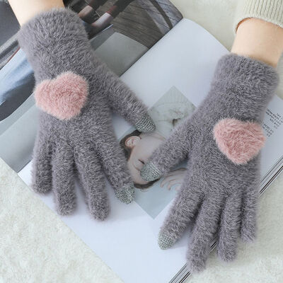 cute Gloves Women Touch Screen 2019 New Winter Soft Rabbit Wool Gloves Warm Lovely Girls Pink Heart Mittens Gloves
cute Gloves Women Touch Screen 2019 New Winter Soft Rabbit Wool Gloves Warm Lovely Girls Pink Heart Mittens Gloves