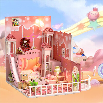 Gotoamei DIY Christmas House Assemble Miniature Dollhouse LED Furniture Kit Xmas Gift
Gotoamei DIY Christmas House Assemble Miniature Dollhouse LED Furniture Kit Xmas Gift