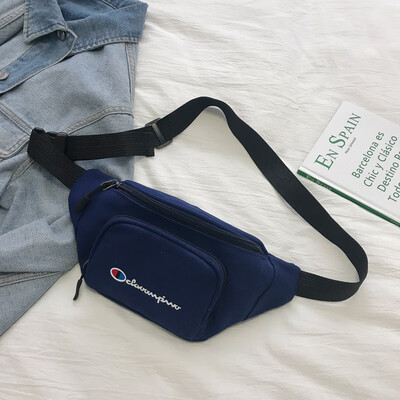 2019 new simple wild waist bag female casual personality letter shoulder slung bag fashion sports canvas bag
2019 new simple wild waist bag female casual personality letter shoulder slung bag fashion sports canvas bag